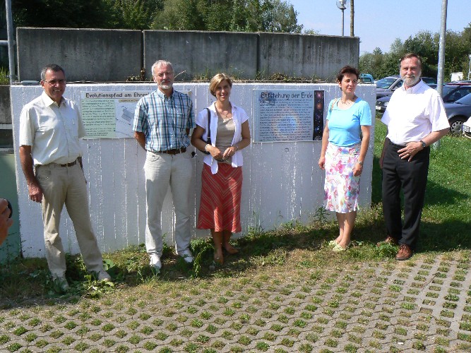 Schautafel 1 an der EGF-Sporthalle