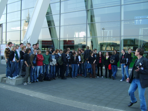 Die EGF-Truppe auf der Hannovermesser