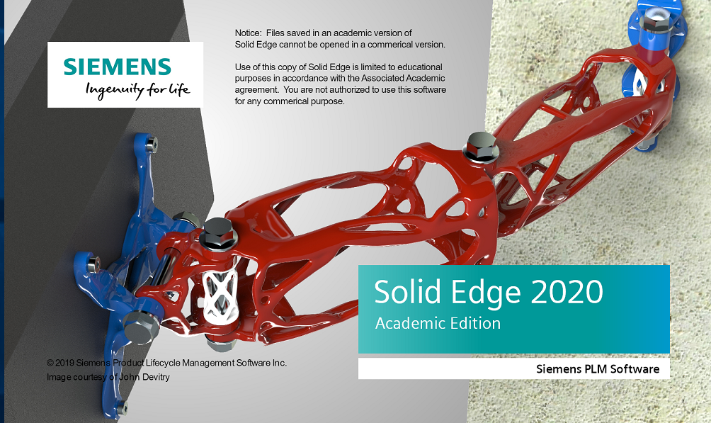 Plakat Solid Edge 2020