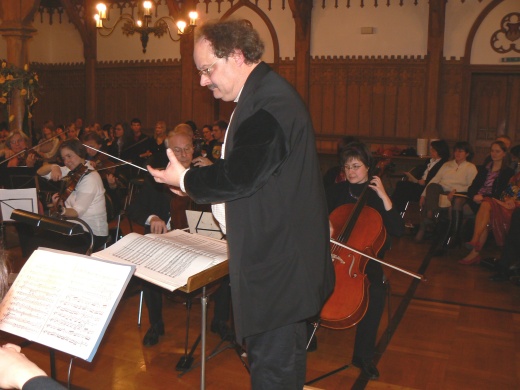 Der Dirigent Herr Lukas Meuli