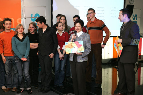 Teilnehmer der Talentacadamy 2006 bei Schlussveranstaltung im SiemensForum