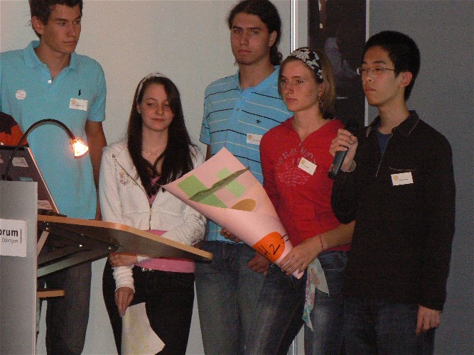 Teilnehmer der Talentacadamy 2007 bei Schlussveranstaltung im SiemensForum